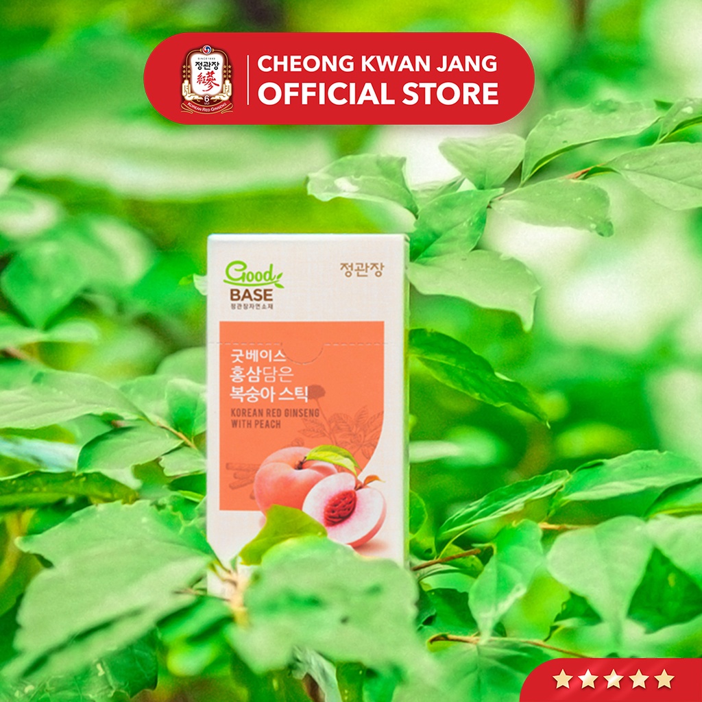 Nước Sâm Hàn Quốc Goodbase Vị Đào KGC Cheong Kwan Jang (10ml x 30 gói)