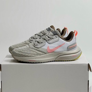 Thỏstore_giày sneaker zoom xám phối hồng
