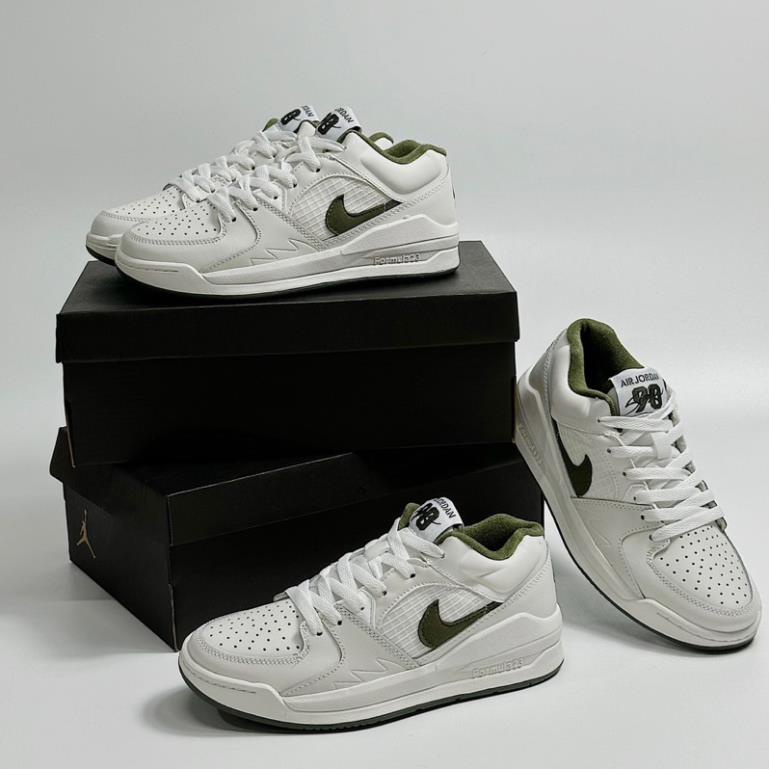THỎSTORE_Giày Sneaker JD Stadium 90 Trắng Xanh Rêu