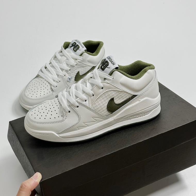 THỎSTORE_Giày Sneaker JD Stadium 90 Trắng Xanh Rêu