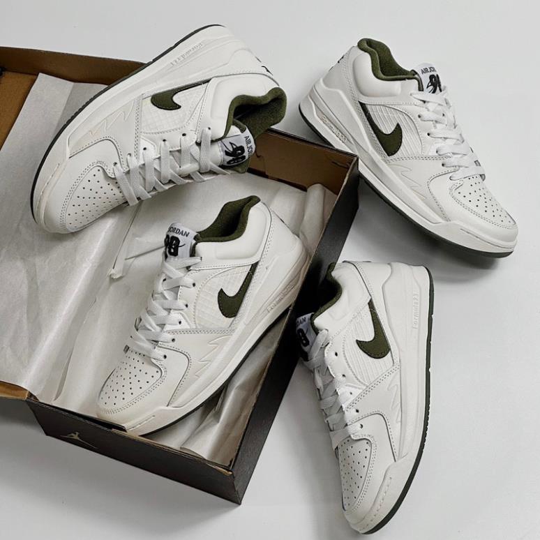 THỎSTORE_Giày Sneaker JD Stadium 90 Trắng Xanh Rêu