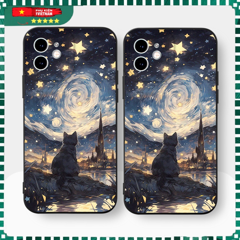 Ốp điện thoại hoạt hình độc lạ dễ thương đẹp mềm Cho iPhone 15 14 13 12 11 Pro Max SE 2020 X XR XS PKVNS128