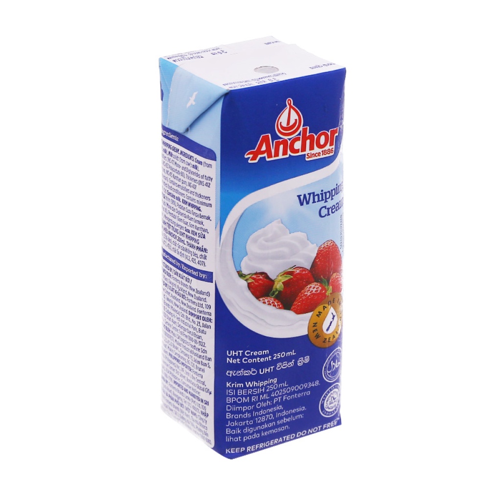 Kem Sữa Tươi Tiệt Trùng, Whipping Cream  - ANCHOR