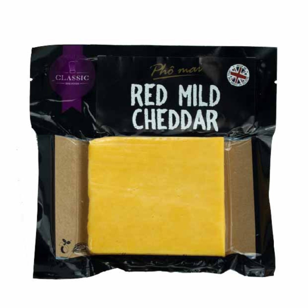 Phô Mai Đỏ, Red Mild Cheddar  - PRESIDENT