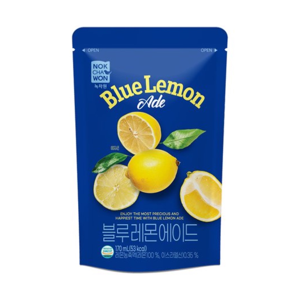 (Ship2h) Trà Chanh, Blue Lemon Ade (170ml) - NOKCHAWON