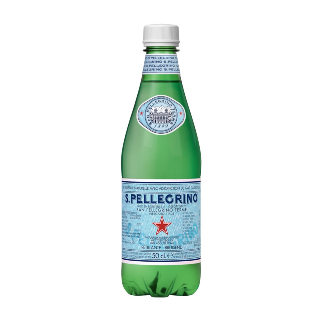 Nước Khoáng Có Ga, Sparkling Natural Mineral Water, PET Bottle  - SAN PELLEGRINO