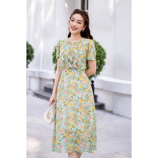 Váy xanh bèo rong biển ly bui at31-xanh