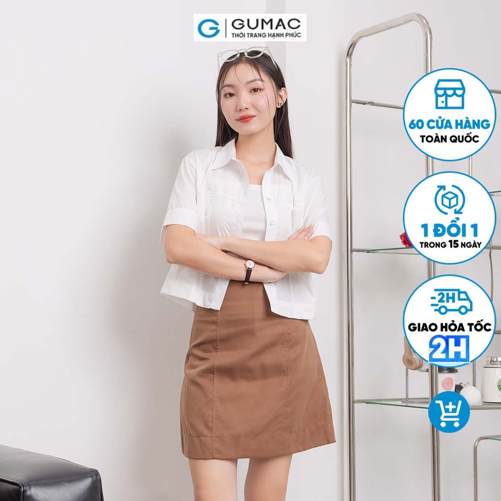 Chân váy nữ dáng A lưng liền YA09