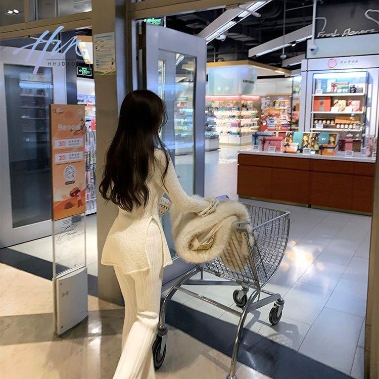 Bộ Áo Quần Dệt Kim Ôm Dáng Thời Trang Cho Phụ Nữ Trung Niên