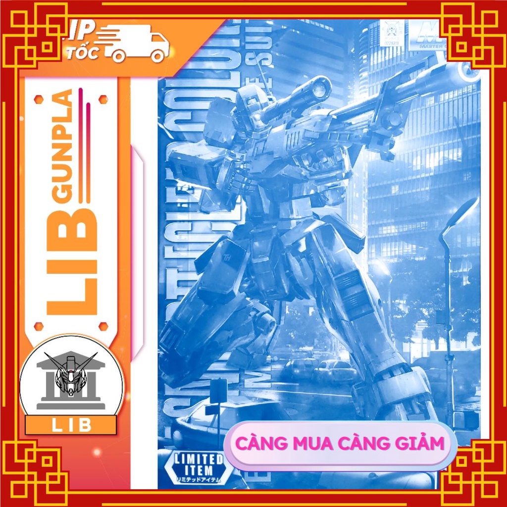 ( Giá tốt ) Mô hình lắp ráp Gundam MG 1/100 RGM-79SP GM Sniper II - Clear Color (Event Limited Item)