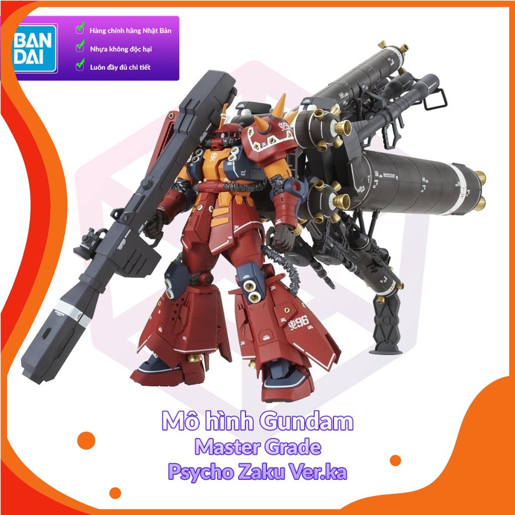 Mô Hình Gundam Bandai MG Psycho Zaku Ver.ka 1/100 Thunderbolt [GDB] [BMG] ( tặng ô tô mini )