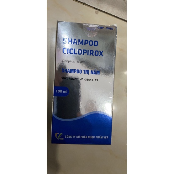 DẦU GỘI SHAMPOO CICLOPIROX 100ML