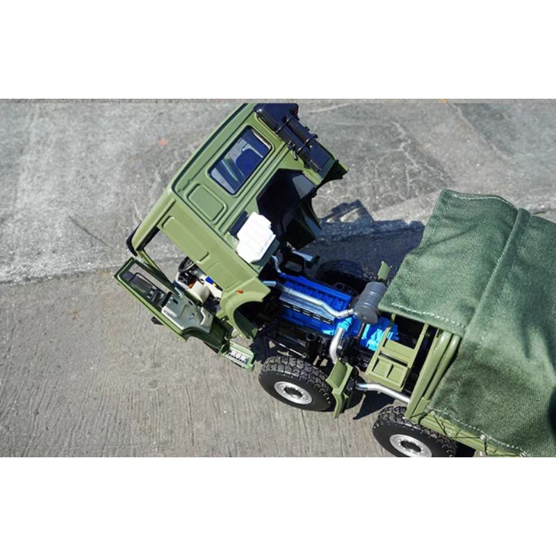 Mô hình xe tải HoWo quân sự 8x8 hợp kim 1:24
