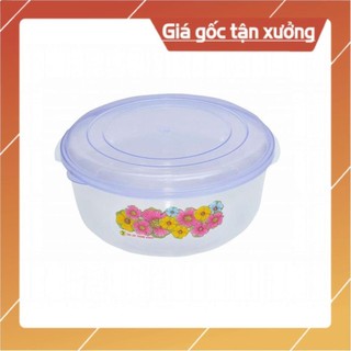 Hộp tròn/Thố tròn bảo quản thực phẩm nhựa cao cấp nhiều kích cỡ