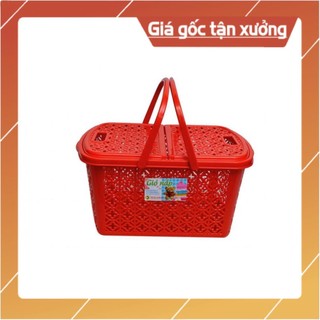 Giỏ nhựa/Làn nhựa đựng đồ đi sinh cho mẹ và bé 3 size Nhỏ/Lớn/Đại