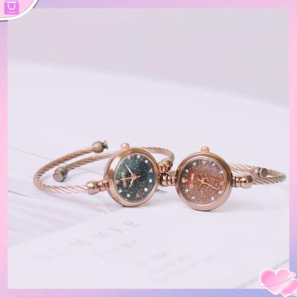 đồng hồ đeo tay đồng hồ thông minh Pháp nhỏ sao đồng hồ nữ sinh phiên bản Hàn Quốc đơn giản cá tính nhỏ vòng đeo tay đồng hồ chic nhỏ quay số ins gió