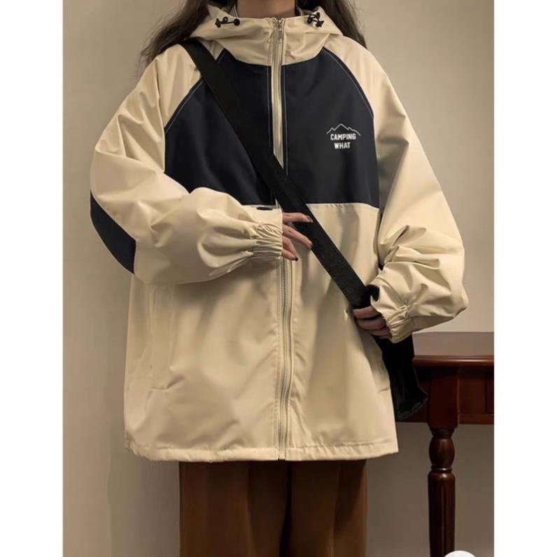 Áo gió nam nữ giá rẻ phối màu thời trang unisex form rộng AO35