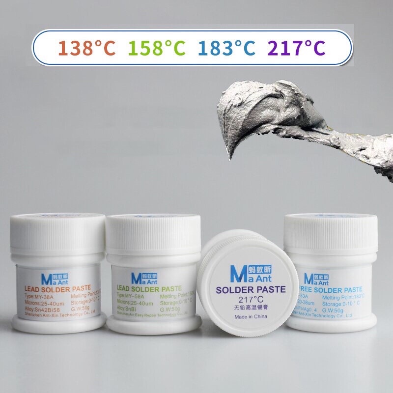Chì Bột Ma-Ant Đóng Chân Viền, Chân Sạc, IC