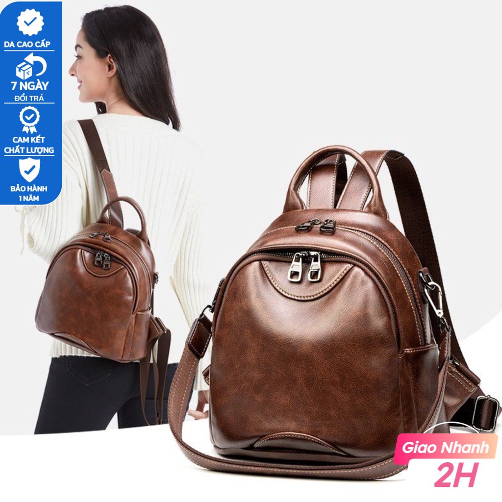 Balo mini mềm nhiều ngăn khoác vai mẫu mới 2023 mã DH104