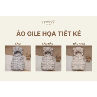 Áo phao gile xuất khẩu cho bé