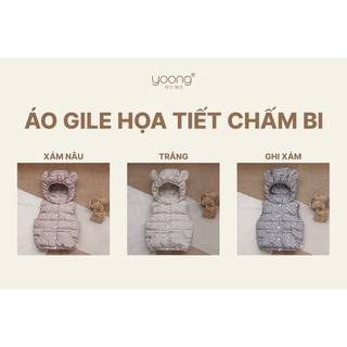 Áo phao gile xuất khẩu cho bé