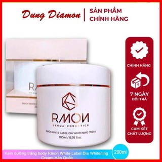 Kem body Rmon 200ml Hàn Quốc chứa tinh chất tế bào gốc phục hồi da giúp dưỡng trắng da căng bóng mịn màng -A01