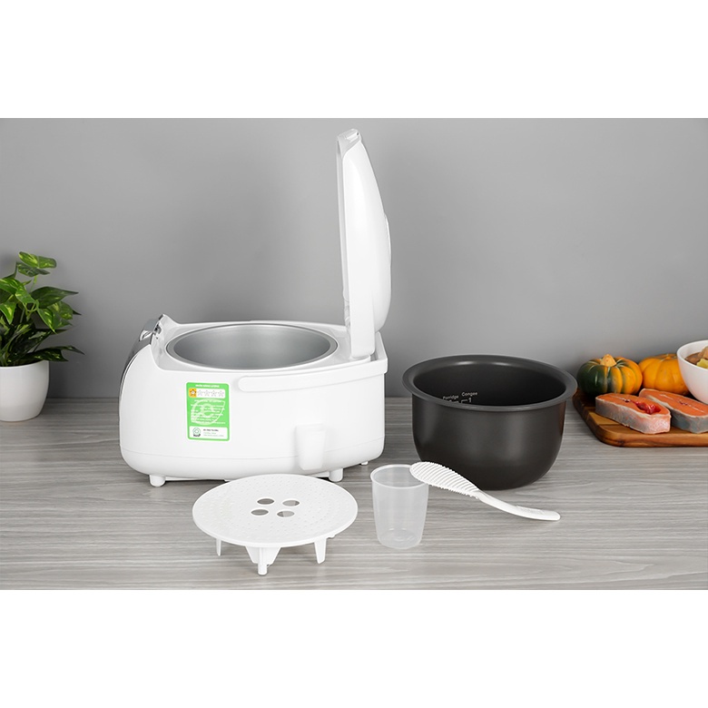 Nồi cơm điện tử Toshiba RC-18NTFV - Sản xuất Thái Lan - Lòng nồi dày 4mm - Hàng chính hãng - Bảo hành 12 tháng