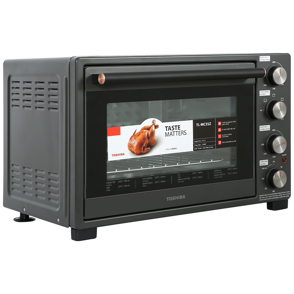 Lò nướng Toshiba TL-MC35Z - Dung tích 35L - Nướng tự động - Hàng chính hãng - Bảo hành 12 tháng