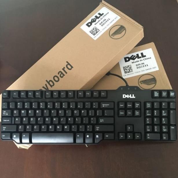 Bàn phím có dây Dell 8115 bấm êm nhạy cho máy tính laptop