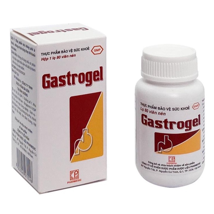 (80 viên) Gastrogel viên nhai chống trào ngược