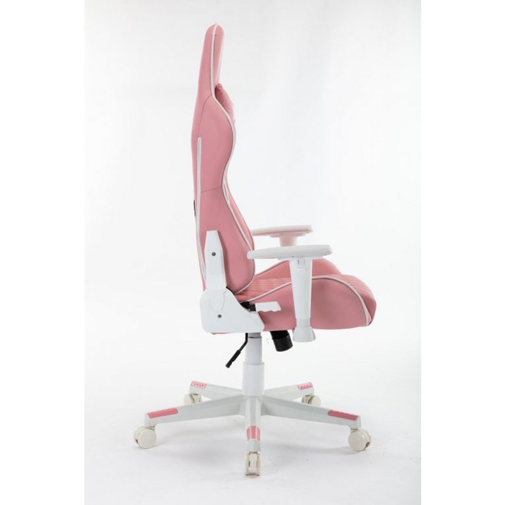 Ghế Gaming Warrio WGC 206 Pink White | Tay Ghế 2D | Da PU Cao Cấp | Khung Kim Loại | Bảo Hành 12 Tháng