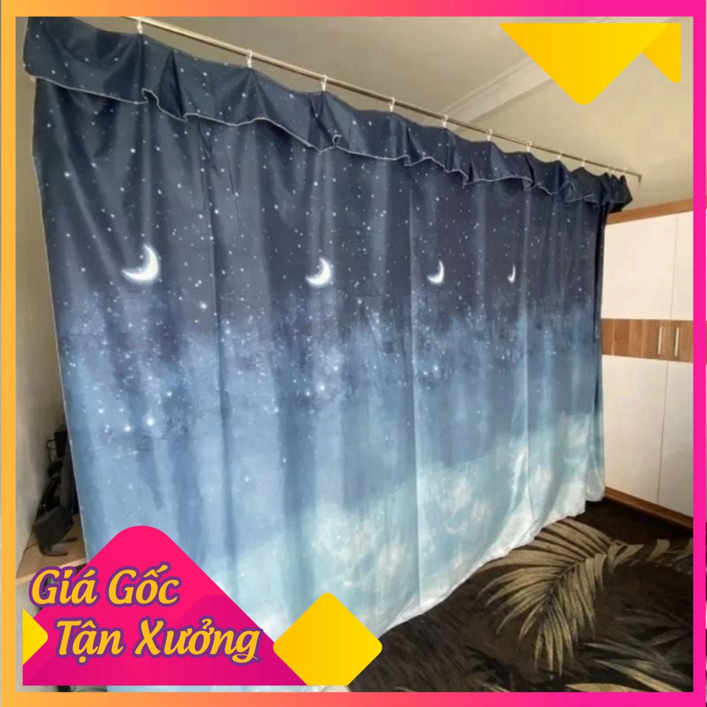 Sale sale RIDO Rèm Cửa ngăn phòng che nắng phòng ngủ có móc treo được chọn màu