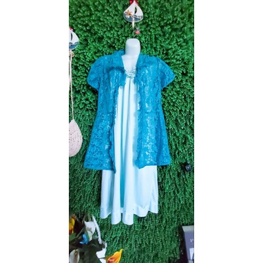 Set đầm ngủ  thun kèm khoac