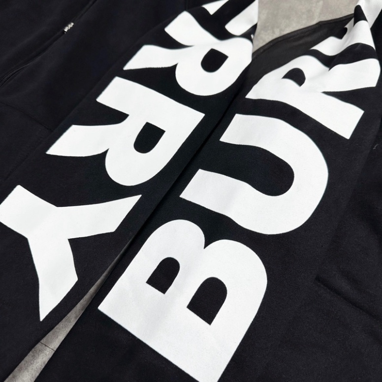 Áo Hoodie BBR kéo khóa  In Cánh Tay Màu Trắng Mũ Trùm Đầu - Áo khoác Hoodie Cao Cấp Nam Nữ Phong Cách Trẻ