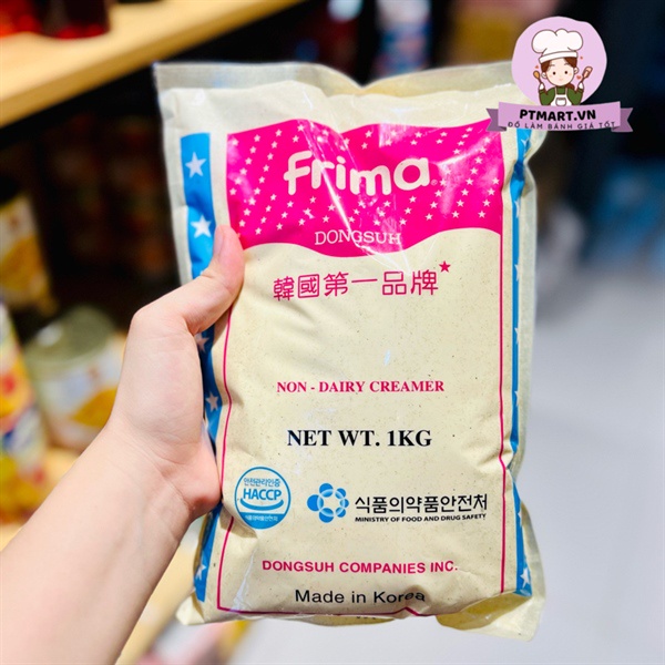 (Bịch chiết từ bao 25kg) Bột sữa Hàn Quốc FRIMA Nondairy Creamer - 1kg
