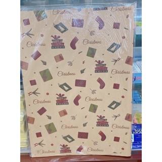 Giấy gói quà noel