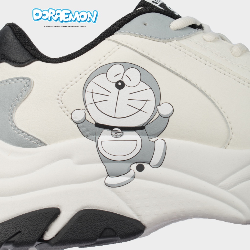 Giày Sneaker Nam Nữ SHONDO Chunky Doraemon Êm, Thời Trang Thích Hợp Đi Làm, Đi Học Chơi Trắng Đen CHN0113