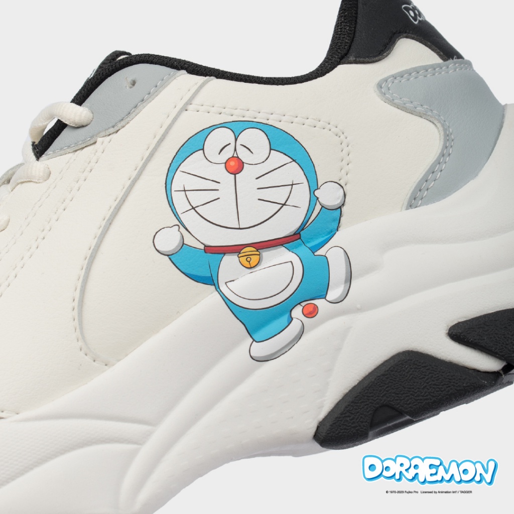Giày Sneaker Nam Nữ SHONDO Chunky Doraemon Êm, Thời Trang Thích Hợp Đi Làm, Đi Học Chơi Trắng Đen CHN0113