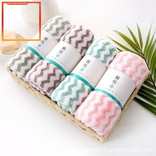 Mam khăn mặt lông mịn xuất hàn 30 x 50cm nhiều màu