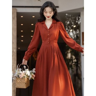 Hàng Mới Về Mới Đầm Nữ Phong Cách retro Pháp Thời Trang Mùa Thu 2023
