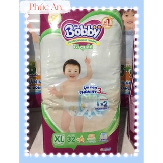 Tã bỉm quần cho bé bobby xl 32 miếng 12 đến 17 kg - tã trẻ em bobby dạng quần size xl32