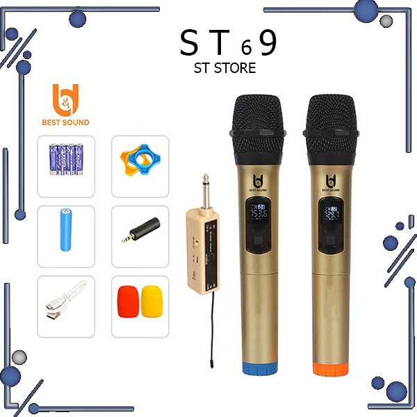 2 MIC BLUETOOTH KARAOKE ST69