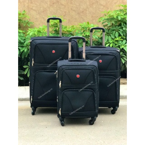 Vali vải siêu bền, vali Vải chính Hãng Traverlking Hùng Phát size 20 24 29 inch tặng thẻ bh 5 năm