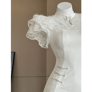 [Phiên Bản Gốc] [Hàng Có Sẵn Giao Hàng Ngay] Sườn Xám Cách Tân Chính Hãng Mùa Hè {republic of china flower} Hàng Mới Về Giảm Giá Mới