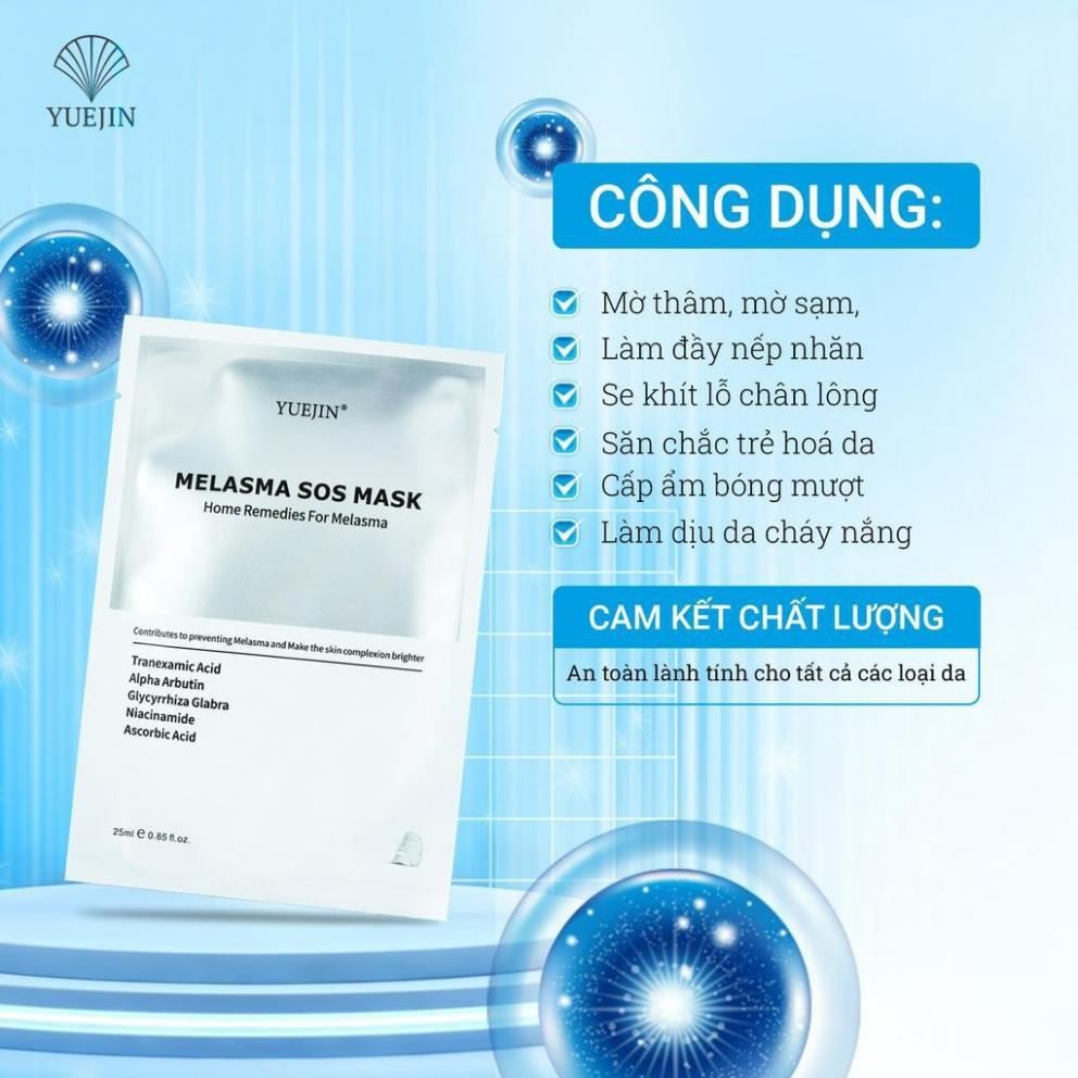 Mặt Nạ Yuejin Melasma SOS dưỡng sáng da giảm nám