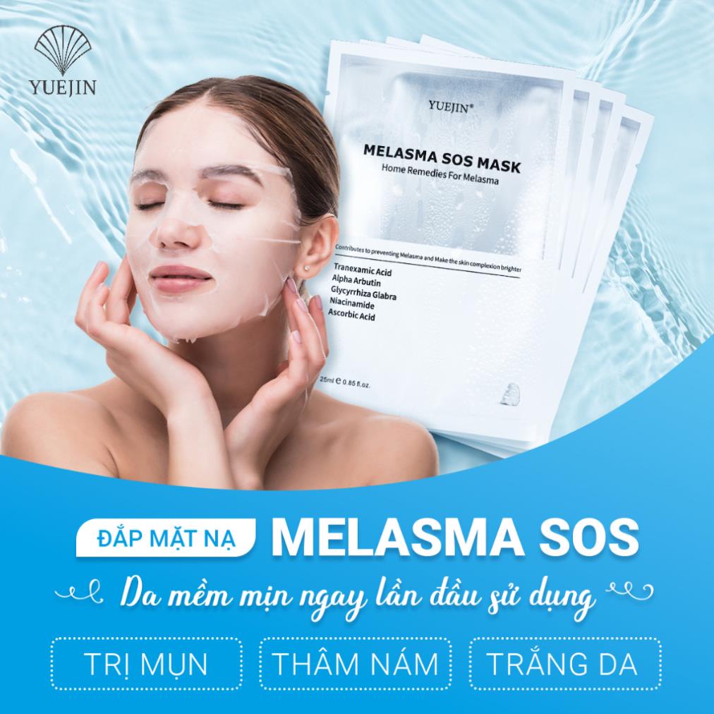 Mặt Nạ Yuejin Melasma SOS dưỡng sáng da giảm nám