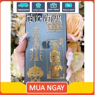 Miếng dán điện thoại linh phù,may mắn,bình an,giữ của