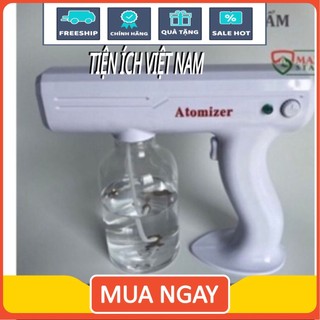 súng khử khuẩn 8 đèn hồng ngoại