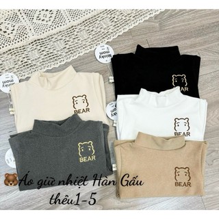 [Size 6-25kg] Áo giữ nhiệt cho bé,Áo giữ nhiệt trẻ em chất nỉ nhung Qc siêu mềm ấm