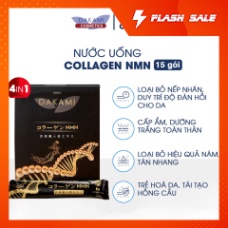 Nước uống Collagen Dakami NMN 3000mg,tăng cường sức khỏe dưỡng trắng da, mờ nám, giảm thâm, phục hồi làn da (20ml x 15g)